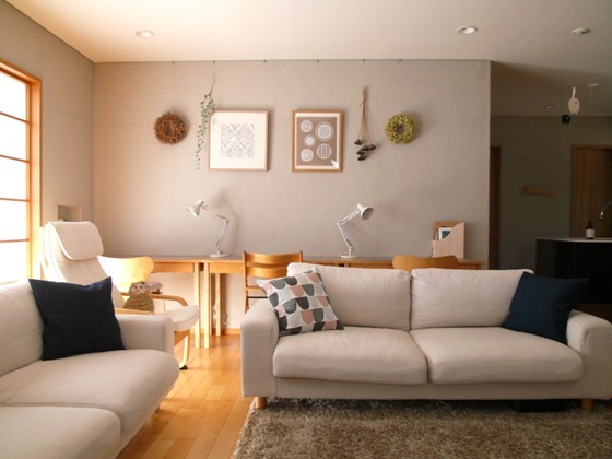 リビング 玄関も だんだんと春らしく Usagi Works Powered By ライブドアブログ