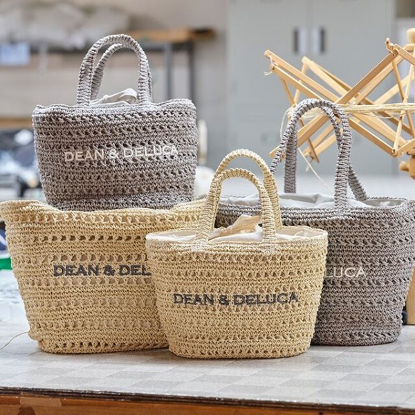 DEAN & DELUCA BEAMSコラボ かごバッグ 保冷バッグ付き DEAN&DELUCA×BEAMS 2023「保冷カゴバッグ」予約スタート、“船形