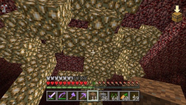 石英ブロックを沢山ゲット うさぎのマインクラフト