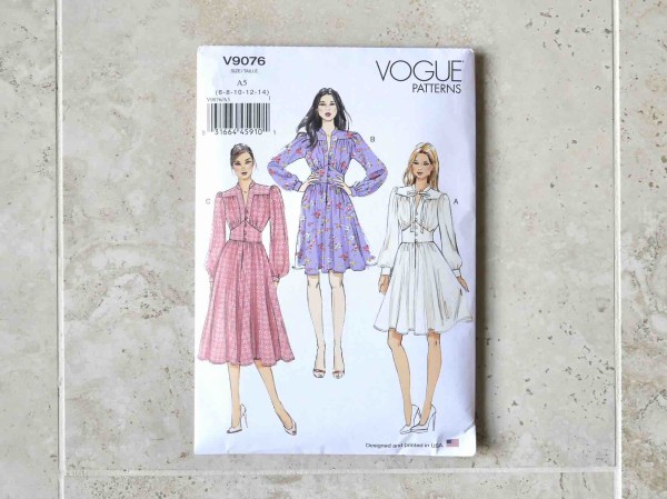 海外のソーイングパターン買ってみた！ VOGUE Patterns V9076 : うさ