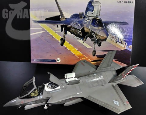 F-35B ライトニングⅡ 完成！ （ 1/48 KittyHawk ☆絶版☆） : Go Navy! (乙)