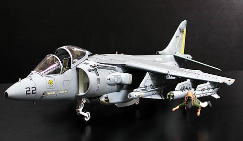 AV-8BハリアーIIセット限定1名 やっと完成! AV-8B ハリアーⅡ ( モノグラム 48 ) : Go Navy! (乙)