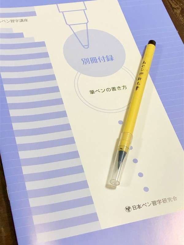 番外編⑥（筆ペンの書き方)。【日ペンボールペン習字講座】 : 転猫墨戯