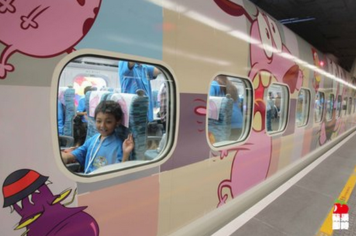 台湾の反応 台湾高速鉄道にアニメのイラストが描かれた可愛い列車が登場 子ども達は大喜び 台湾の反応ブログ