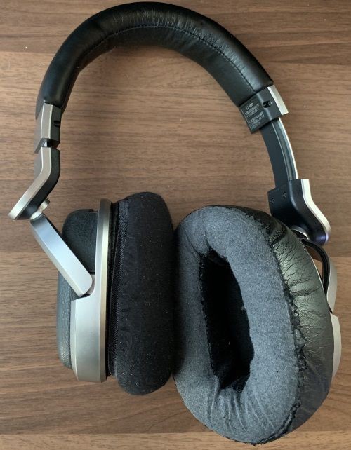ヘッドフォン SONY MDR-HW700DS バッテリー・イヤーパッド交換