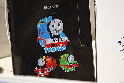 Xperia Z3 Tablet Compact と同時購入できるキャラクタークリアケースを見てきました ソニーで遊ぼう