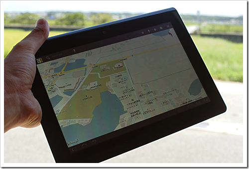 Sony Tablet Sシリーズ（Wi-Fiモデル）レビュー GPS機能を試す