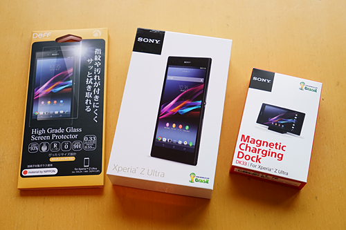 待望の Xperia Z Ultra Wi Fiモデル 開梱 外観レビューだ ソニーで遊ぼう