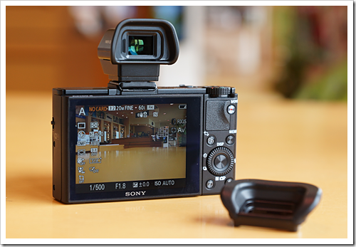 RX100M2」＋電子ビューファインダー「FDA-EV1MK」商品レビュー