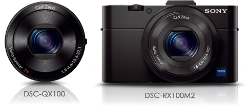 DSC-QX100」と「DSC-RX100M2」のスマホ連携での違いを徹底解剖