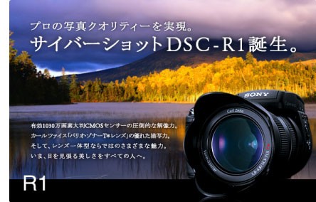 スマホ/家電/カメラ【SONY】デジタルスチルカメラ Cyber-shot 〈DSC-R1 〉