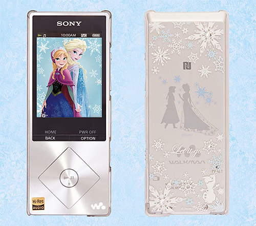 WALKMAN A10シリーズに「アナと雪の女王」限定ギフトBOXが登場