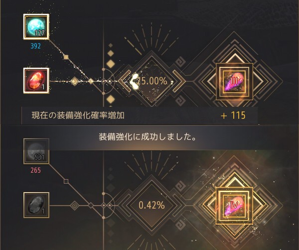 交配で8世代馬と 強化で真4を4つ Valkyrie