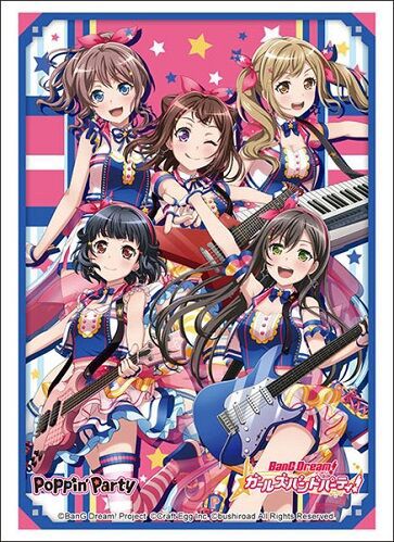 Poppin'Party 2022ver. スリーブ 予約が始まっています！バンドリ