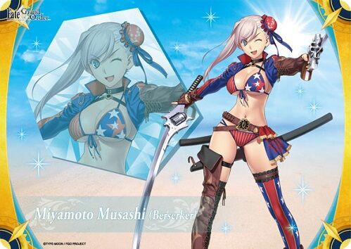 FGO 宮本武蔵プレイマット マシマサキ FGO バーサーカー/宮本武蔵 キャラクター万能ラバーマット 予約が