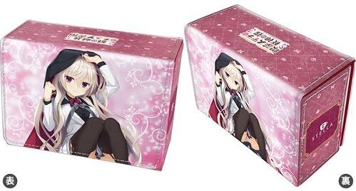 明月栞那 合皮製デッキケースw 予約が始まっています 喫茶ステラと死神の蝶 ヴァンガードギア