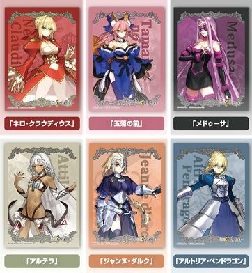 ブロッコリーキャラクタースリーブ Fate/EXTELLA 予約が始まっています