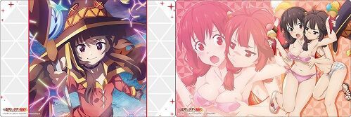 プレイマット この素晴らしい世界に爆焔を！ ゆんゆん めぐみん この素晴らしい世界に爆焔を！ キャラクターラバーマットB