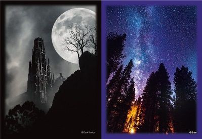 【お試し価格！】 ブロッコリーハイブリッドスリーブ「凶兆の月」「星夜の灯火 サプライ・アクセサリ・グッズ