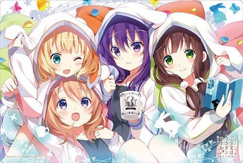 ココア シャロ リゼ 千夜 ラバーマット 予約が始まっています ご注文はうさぎですか Bloom ヴァンガードギア