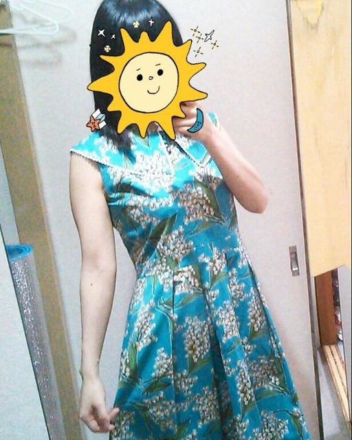 正規品通販サイト 大人気 ロイスクレヨン 鈴蘭 ワンピース すずらん ひざ丈ワンピース