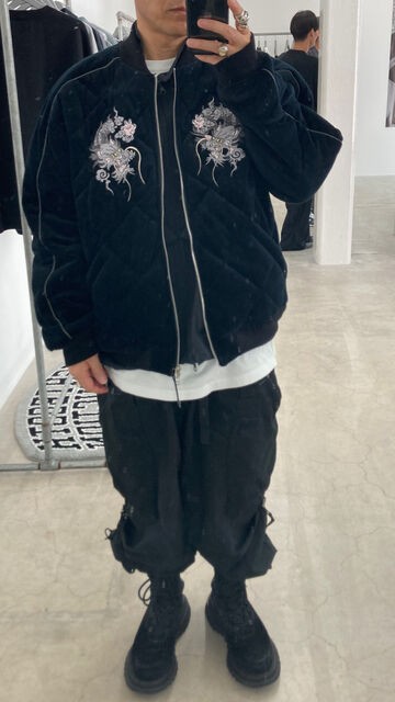 DELUXE × TIGHTBOOTH VELOUR SOUVENIR JKT : VIBE_nagano/JULIUS・The