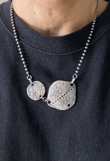JULIUS SS25 [ anima; ] 899ACU5 DOGTAG NECKLACE : VIBE_nagano 