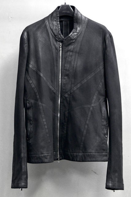 juliusジャケット ユリウス JULIUS COTTON SWEAT ZIP Parker （BLACK