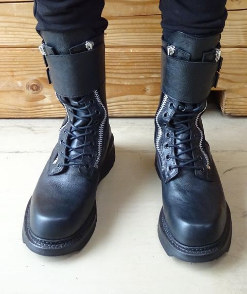 JULIUS / 　ブーツ　 珍品 JULIUS - サイドジップエレベーターブーツ - Leather Boots | ADDICT