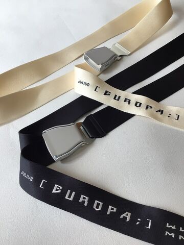 julius 907acu4 ブラック ナイロン ベルト JULIUS / 907ACU4 / シートベルトバックルベルト | VIBE NAGANO
