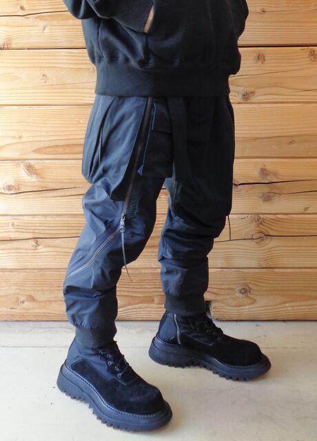 THE VIRIDI-ANNE タクティカル　パンツ The Viridi-anne - Water Repellent Stretch Cargo Rib Pants