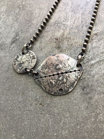 JULIUS SS25 [ anima; ] 899ACU5 DOGTAG NECKLACE : VIBE_nagano 