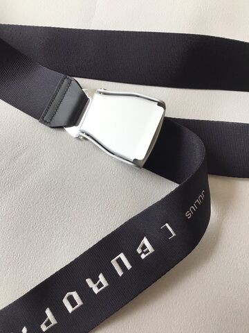 julius 907acu4 ブラック ナイロン ベルト JULIUS PRE-FALL 25 [ EUROPA; ] 907ACU4 SEAT BELT BACKLE BELT