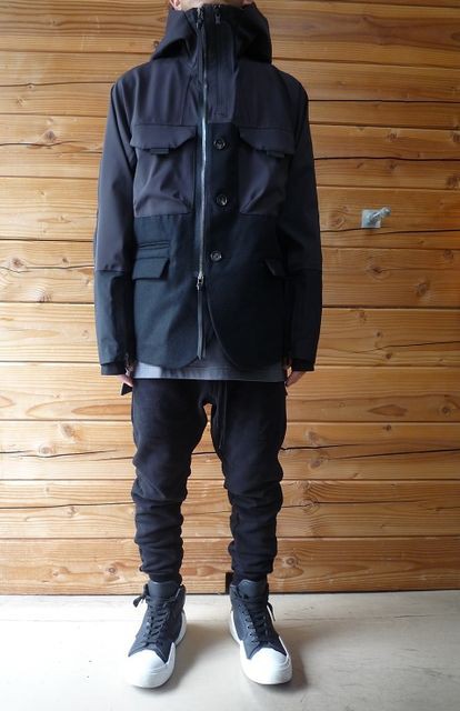 The viridi-anne コンビネーションフーデットJKT The Viridi-anne AW19 Collection VI-3117-06 : VIBE_nagano/JULIUS