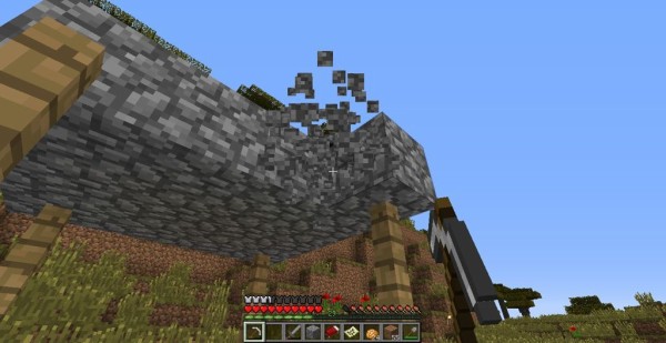 井戸を撤去 村から始めるminecraft