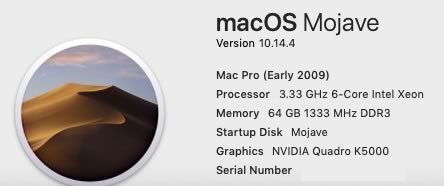 Mac Pro 2009-2012 シングルCPUで64GB : VC社長日記