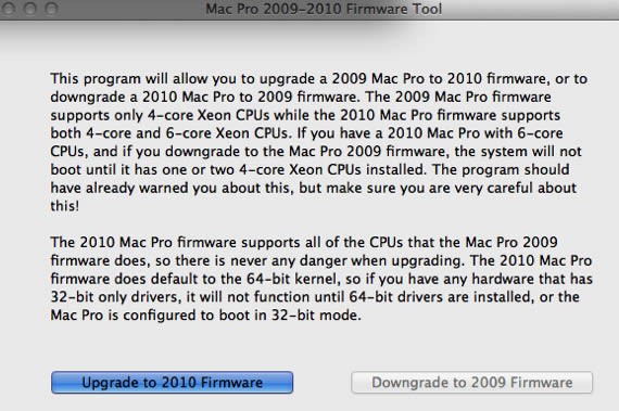 Mac Pro Early 2009のFirmware アップデート : VC社長日記