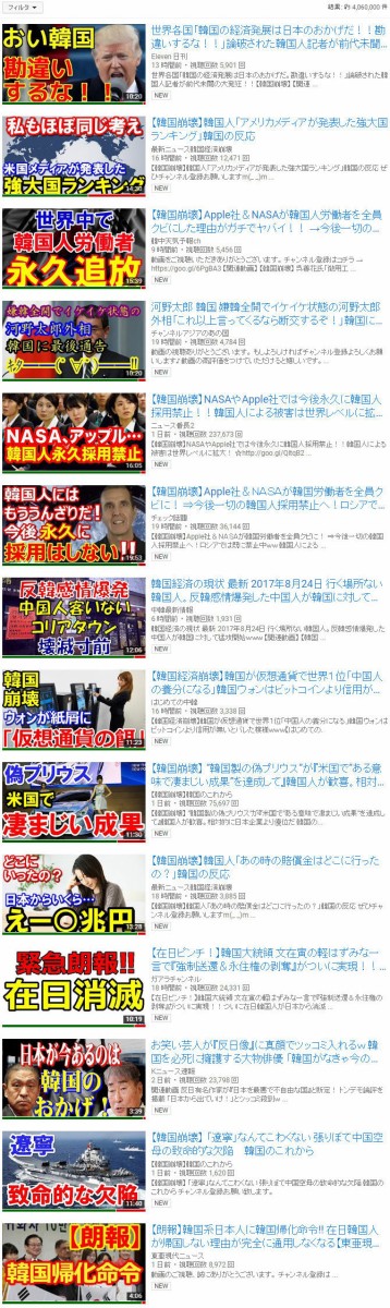 ニュース 韓国 youtube 崩壊