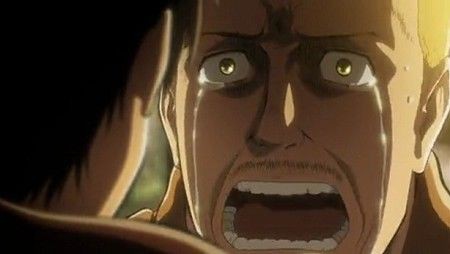 バレ注意 進撃の巨人 ハンネスの前で襲われてる人の正体は 進撃のアニメ兵団