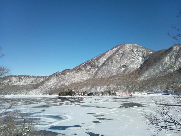 赤城山 12月30日 快晴 気温0 赤城山日記