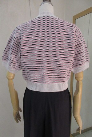 マカフィー、ギマコットン ハーフスリーブカーディガン