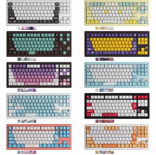 VSPOゲーミングキーボード！夢乃あかりエディション ぶいすぽ】ゲーミングキーボード、第二弾デザイン公開！どれ買お