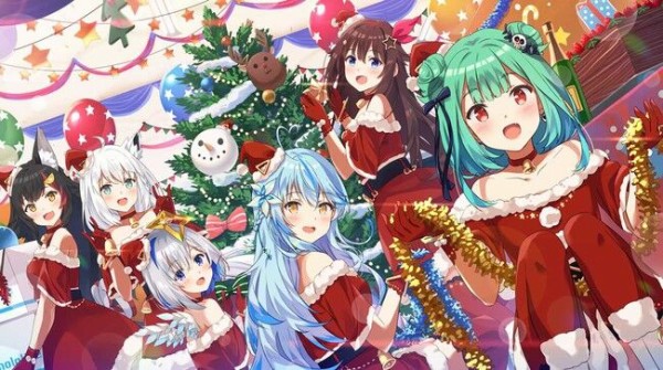 ホロライブ 初となるオリジナルクリスマスツリーを 23日 木 25日 土 にアキバ広場に設置 クリスマス特別公式配信も実施される模様 Vtubernews