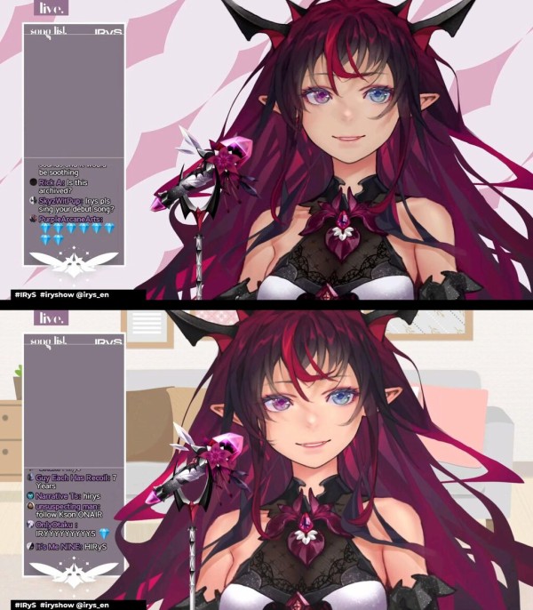 ホロen アイリス 顔の彩度上げたっぽいね 大分印象が違くなってる Vtubernews ホロen アイリス 顔の彩度上げたっぽいね 大分印象が違くなってる Vtubernews