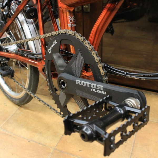 2021 BROMPTONをさっそくROTORクランク化 [BBはENDURO XD-15C