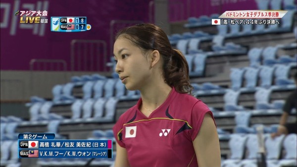 画像 バドミントン女子日本代表の松友美佐紀選手がカワイイと話題に アジア大会 ぎりぎり速報