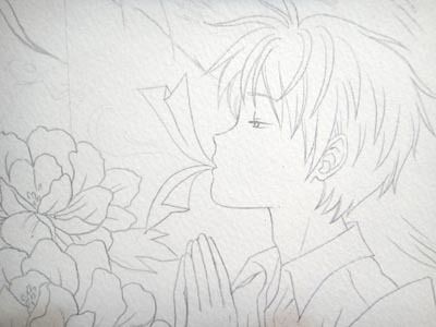 夏目友人帳 夏目と斑 イラスト記録