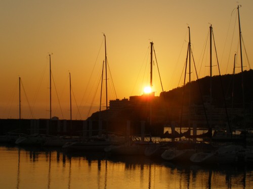 久津間海岸の夕日（千葉県木更津市久津間）: LandscapePhotoGallery