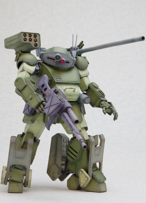 フィアナを求め戦地を奔る バーグラリードッグ 赫奕たる異端ver 1 24 Atシリーズ最新作のカラーレジンキットをデコマスレビュー ウェーブ開発部ブログ