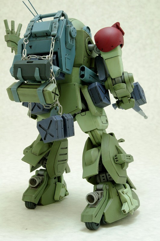 その３ 死なない男 キリコの始まり スコープドッグ ターボカスタム サンサ戦 キリコ機 1 24 Atシリーズ最新作のカラーレジンキットをレビュー ウェーブ開発部ブログ